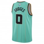 Charlotte Hornets Trikot Miles Bridges Jordan 2024-25 City Edition Teal Swingman - Herren